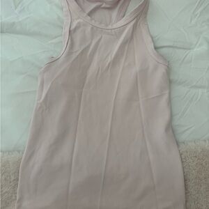 Lululemon Athletica Pink Fitted Tank Top